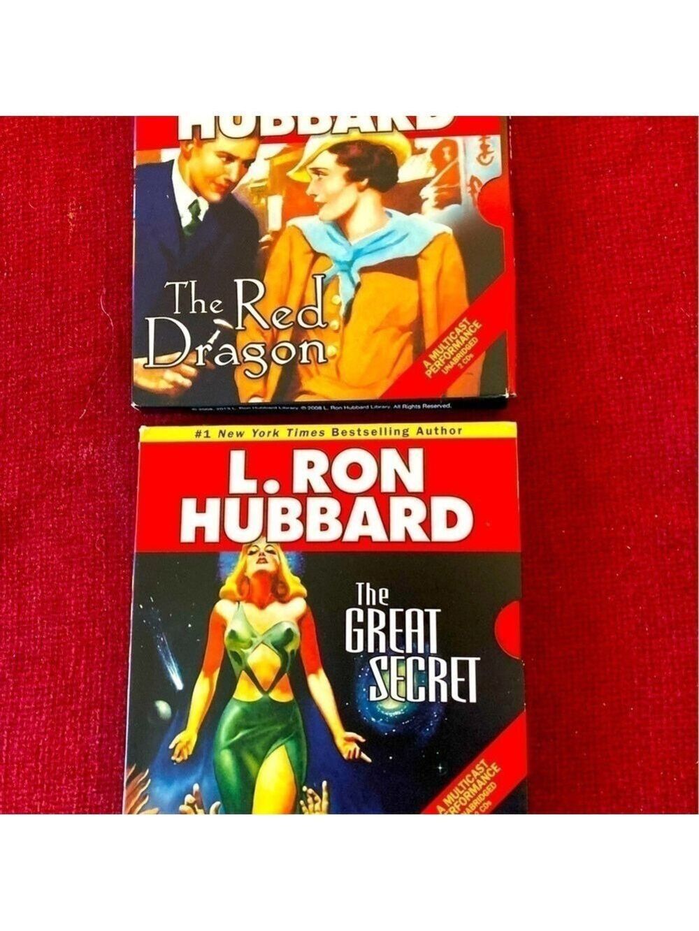 Bundle of 2 L.Ron Hubbard books on tape (CDs)